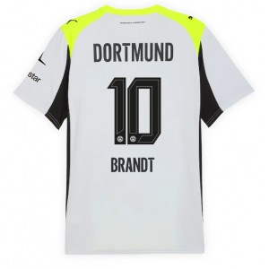 Borussia Dortmund Julian Brandt #10 Jalkapallovaatteet Vieraspaita 2025-26 Lyhythihainen